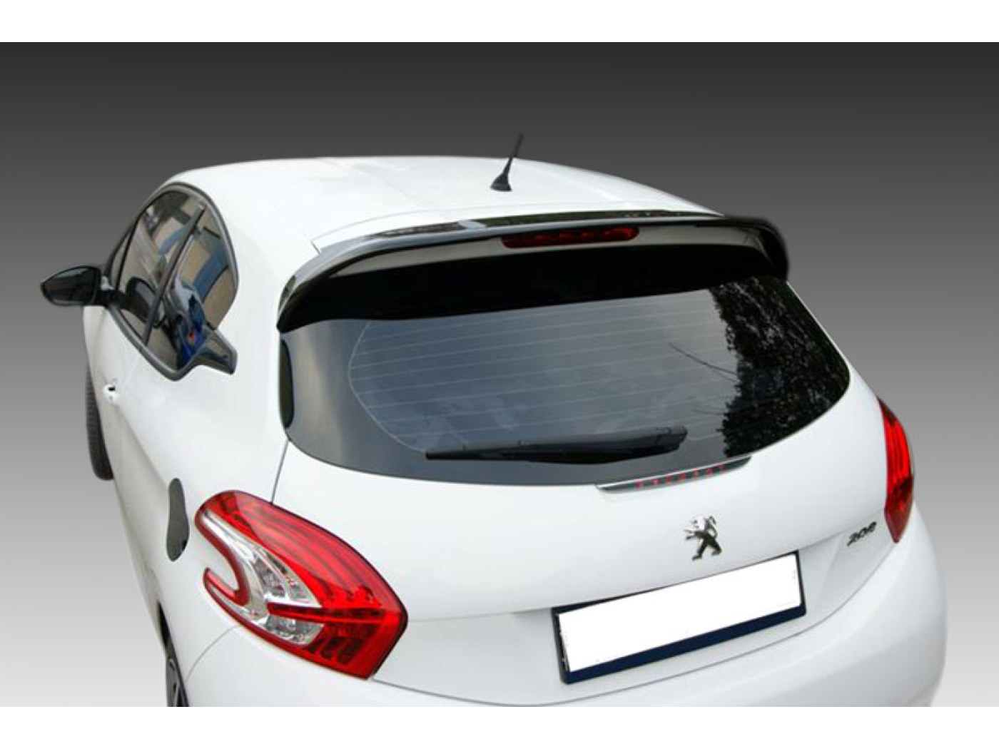 SPOILER REAR ROOF TAILGATE PEUGEOT 208 WING ACCESSORIES