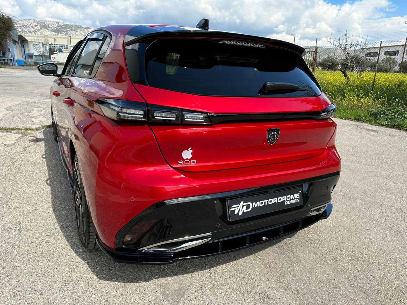 Tuning Roof Spoiler Extra Peugeot 208 Mk2 (2019-) Motordrome Design